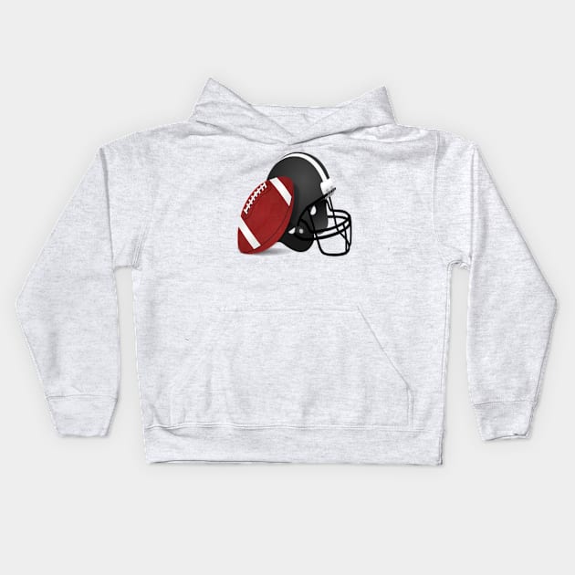 Football Kids Hoodie by Hudkins